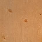 Walker Edison Solid Wood King Bed with Curved Upholstered Headboard