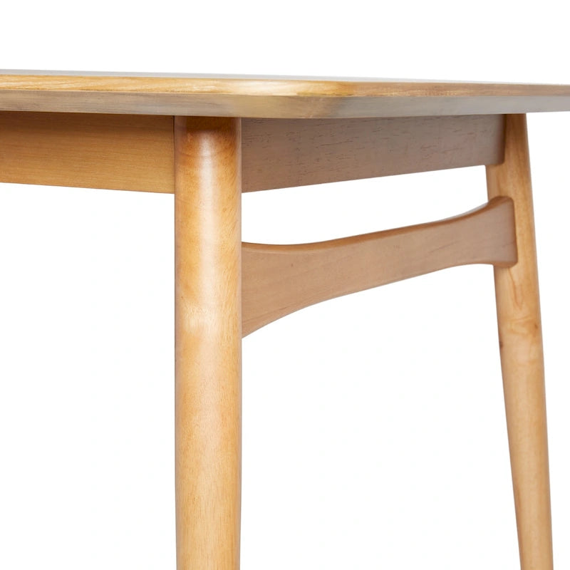 Middlebrook Designs Mid-Century Modern 59 Wood Dining Table