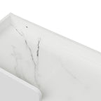 63.07 TV Stand with Glass & Gold Frame for 70 TVs