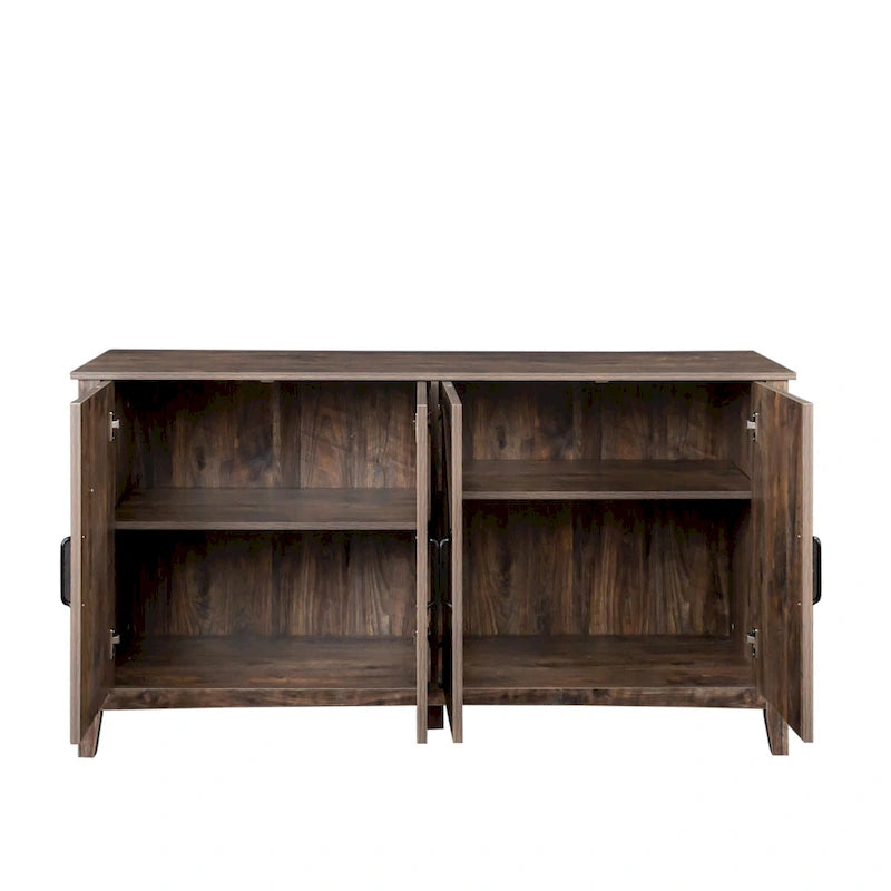 59.06 Modern TV Stand with Doors & Shelves