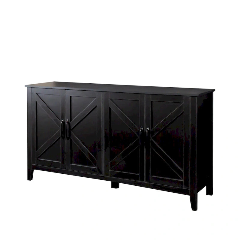 59.06 Modern TV Stand with Doors & Shelves