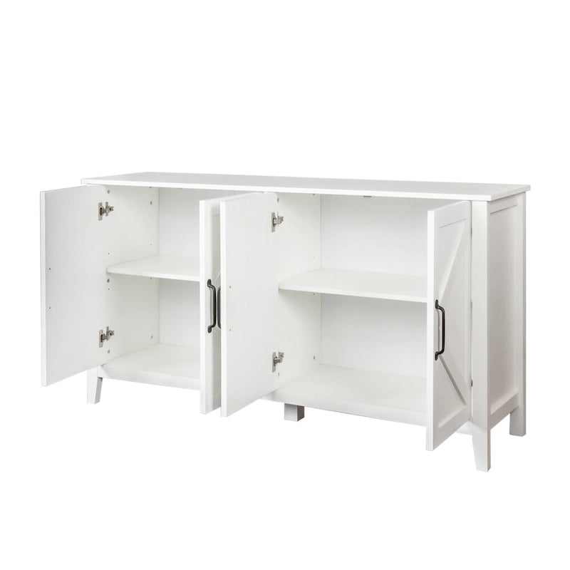59.06 Modern TV Stand with Doors & Shelves