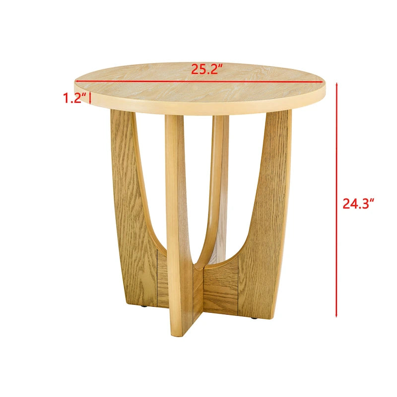 25 Round End Table