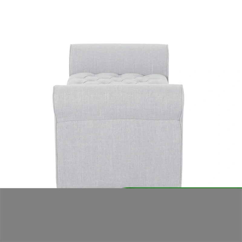 Hayes Armed Storage Bench