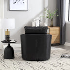 Swivel Barrel Chair, Comfy Round Accent Sofa Chair for Living Room, 360 Degree Swivel Barrel Club Chair, Leisure Arm Chair