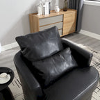 Swivel Barrel Chair, Comfy Round Accent Sofa Chair for Living Room, 360 Degree Swivel Barrel Club Chair, Leisure Arm Chair