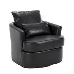 Swivel Barrel Chair, Comfy Round Accent Sofa Chair for Living Room, 360 Degree Swivel Barrel Club Chair, Leisure Arm Chair