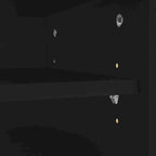 Extendable TV Stand with 2 Drawers and 4 Shelves