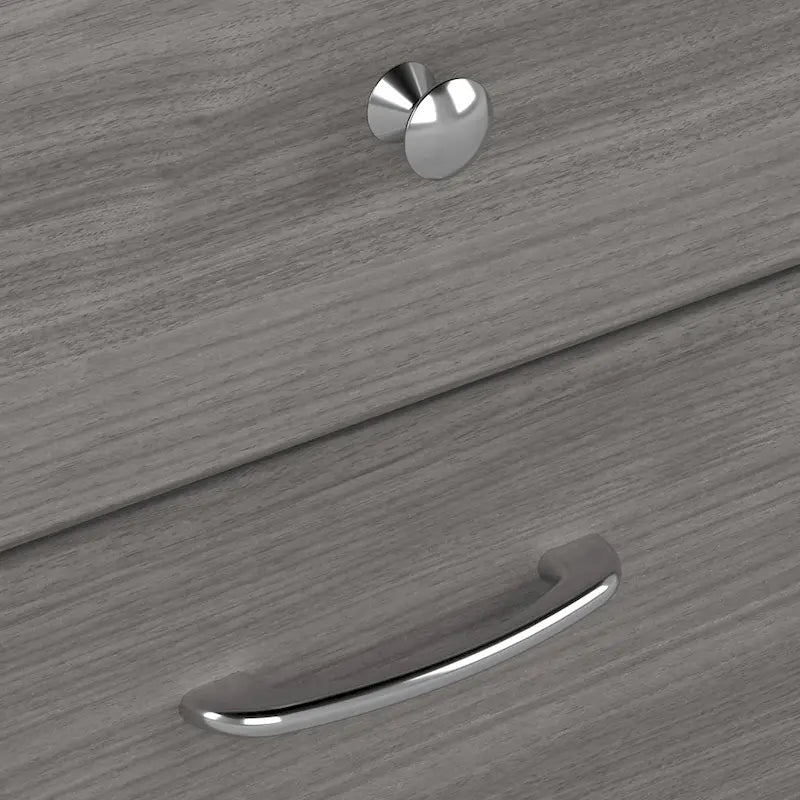 72W L-shaped Computer Desk with Hutch and Drawers by Bush Furniture