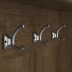 Woodland 40W Hall Tree and Shoe Bench with Shelves by Bush Furniture