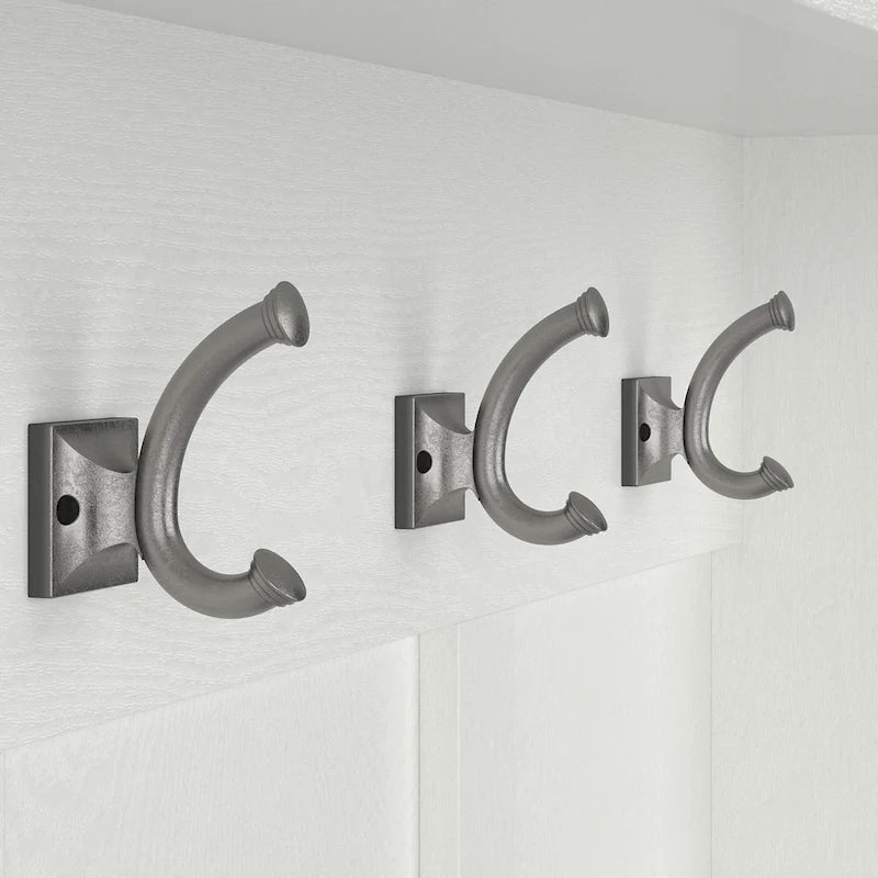 Woodland 40W Hall Tree and Shoe Bench with Shelves by Bush Furniture