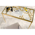 SAFAVIEH Marylin Antique Gold Leaf Butterfly Desk
