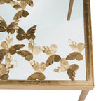 SAFAVIEH Marylin Antique Gold Leaf Butterfly Desk