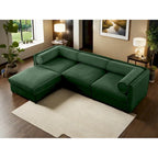 109 Chenille Upholstered L-Shaped Modular Sectional Sofa with Storage Seat, DIY Combination