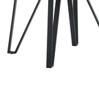 Netia 3-Piece Counter-Height Bar Set with Boucle Upholstered Chairs and Metal Table Base by Christopher Knight Home