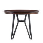 Netia 3-Piece Counter-Height Bar Set with Boucle Upholstered Chairs and Metal Table Base by Christopher Knight Home