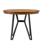 Netia 3-Piece Counter-Height Bar Set with Boucle Upholstered Chairs and Metal Table Base by Christopher Knight Home