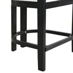 Netia 3-Piece Counter-Height Bar Set with Boucle Upholstered Chairs and Metal Table Base by Christopher Knight Home