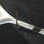 GDFStudio - Evelyn Chenille Upholstered Storage Bench with Turned Legs for Elegant Spaces