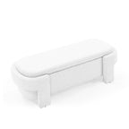 GDFStudio - Evelyn Chenille Upholstered Storage Bench with Turned Legs for Elegant Spaces