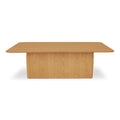 NADAAL STUDIOS Octavian, Rectangular Coffee Table With Round Corners - 55W x36D x17H
