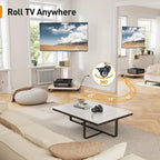 Mobile TV Stand with Power Outlet