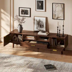 Wood TV Stand for 75 TVs, Modern TV Cabinet for Living Room