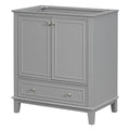 30 Bathroom Floor Storage Cabinet, Bathroom Vanity With Doors, Drawers, Adjustable Shelf Bathroom Cabinet