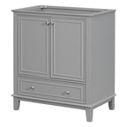 30 Bathroom Floor Storage Cabinet, Bathroom Vanity With Doors, Drawers, Adjustable Shelf Bathroom Cabinet