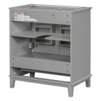 30 Bathroom Floor Storage Cabinet, Bathroom Vanity With Doors, Drawers, Adjustable Shelf Bathroom Cabinet