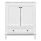 30 Bathroom Floor Storage Cabinet, Bathroom Vanity With Doors, Drawers, Adjustable Shelf Bathroom Cabinet