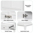 30 Bathroom Floor Storage Cabinet, Bathroom Vanity With Doors, Drawers, Adjustable Shelf Bathroom Cabinet