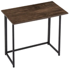 Javlergo Folding Computer Desk, 31.5 No Assembly Writing Desk, Space Saving Foldable Laptop Table for Home Office