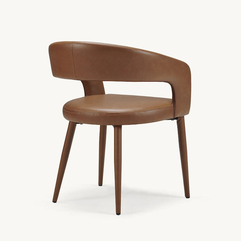 Modern Fort PU Leather Upholstered Dining Chair (Set of 4)