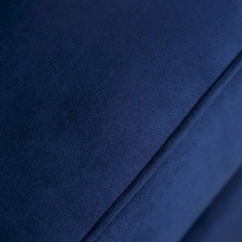 Eton 2pc Sofa Loveseat Set, 12 Pillows, Cabriole, Navy Blue Chenille