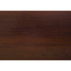 42 Inch Dark Brown Wood TV Stand with Open Shelves for 55 Inch TV Media Console for Living Room - 19.75H x 15.5W x 42L