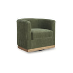 Signature Design by Ashley Jersonlow Forest Green Swivel Chair - 34 W x 31.25 D x 28.88 H