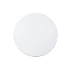 22 High Round Wooden Pedestal Side End Table with Matte Finish for Living Room or Bedroom - 18L x 18W x 22H