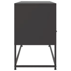 vidaXL TV Stand Entertainment Center Media Unit Living Room Furniture Steel - 15.4 x 39.6 x 23.8