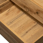 TV Stand for 80 TV with Double Storage Space, Media Console Table, Entertainment Center with Drop Down Door