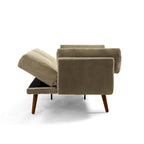 Convertible Sleeper Sofa Futon Sofa Bed Recliner Lounge For Living Room