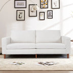 Modern Chenille Convertible Futon Sofa Bed, 82.68  Loveseat Sofa with Square Arm for Living Space