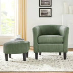 26.38 Corduroy Arm Chair with Ottoman