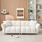 Teddy Upholstered 3-seater Sofa with Matching Pillows
