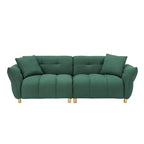 Teddy Upholstered 3-seater Sofa with Matching Pillows