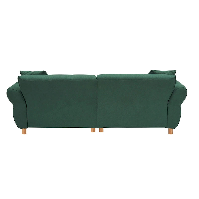 Teddy Upholstered 3-seater Sofa with Matching Pillows