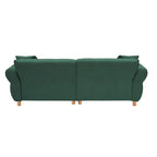 Teddy Upholstered 3-seater Sofa with Matching Pillows