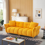 Teddy Upholstered 3-seater Sofa with Matching Pillows
