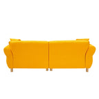 Teddy Upholstered 3-seater Sofa with Matching Pillows