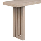 59 Modern Console Table with Distinctive Side Shapes for Entryway, Living Room